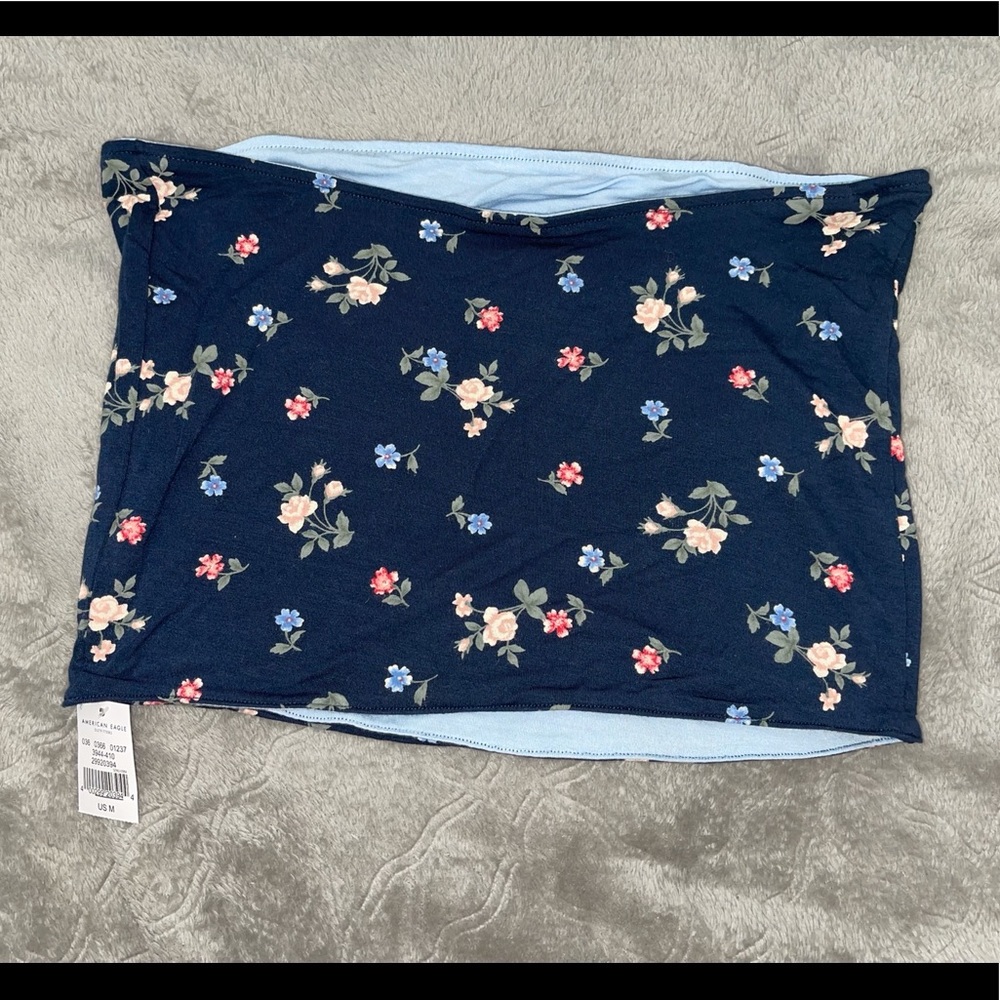 American Eagle Floral Tube Top